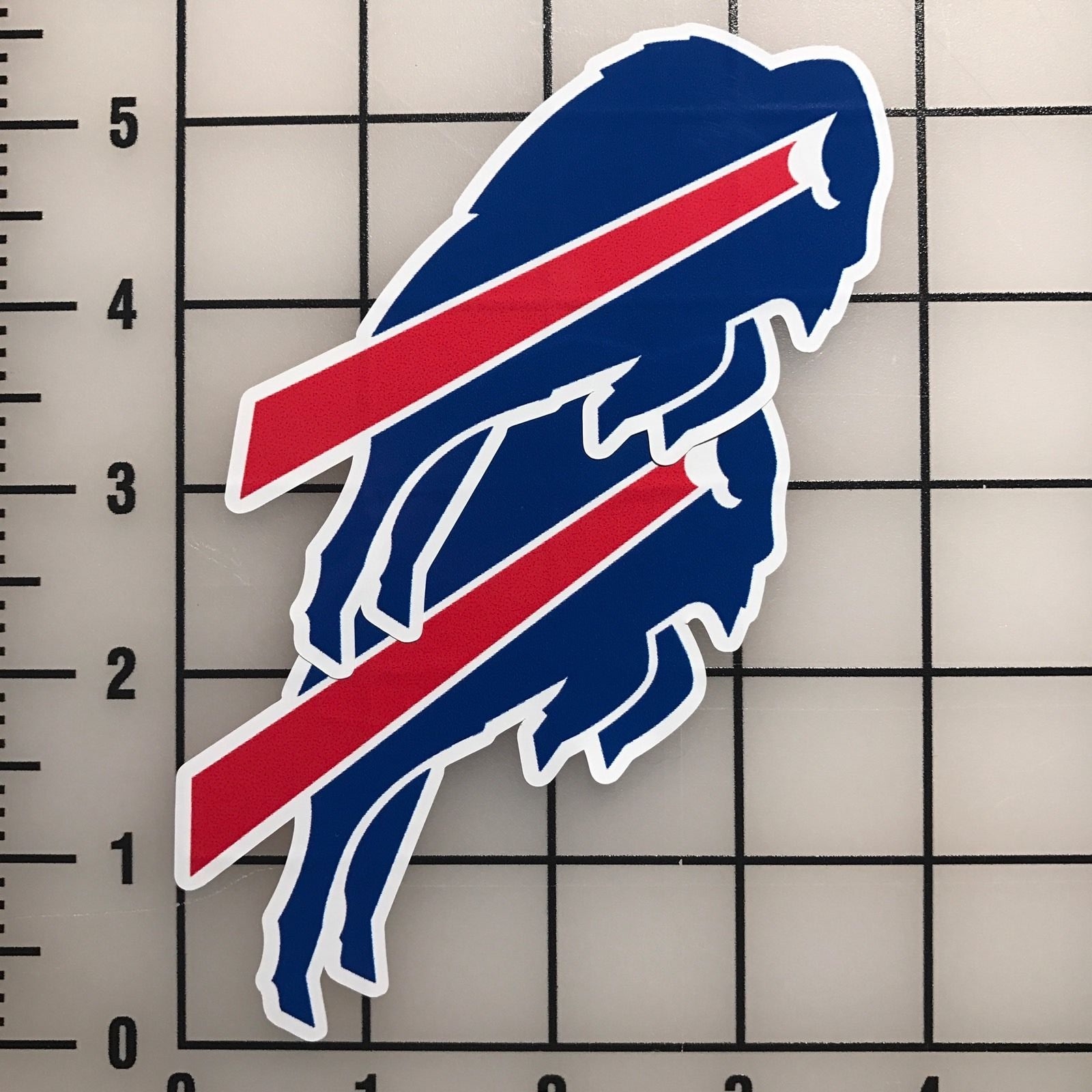 Buffalo Bills 4" Wide Multi-Color VInyl Decal Sticker – BOGO