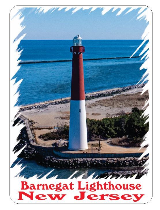 Barnegat Lighthouse Sticker Decal R7264
