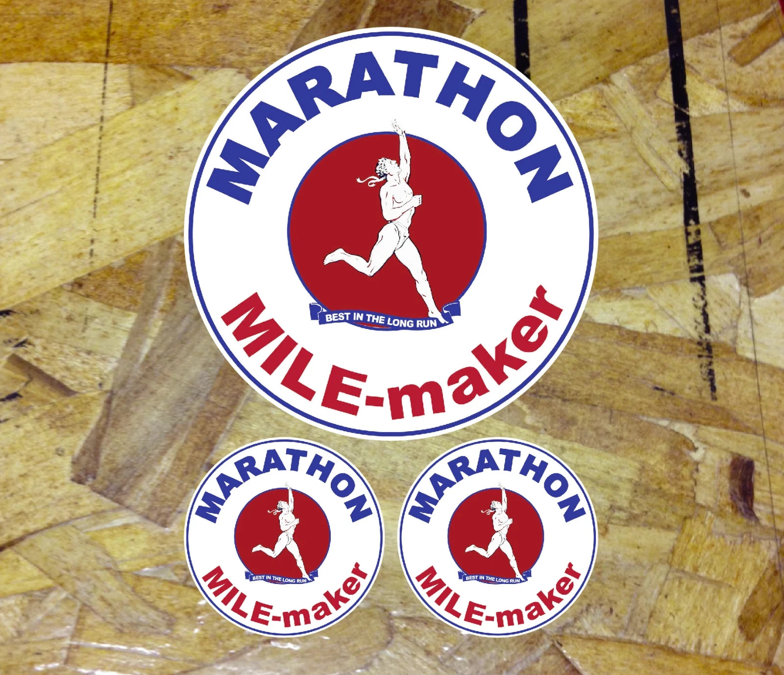 Marathon Gas Gasoline Vintage Style Sticker Decal Gas Pump Oil Can XL L 3 for 1