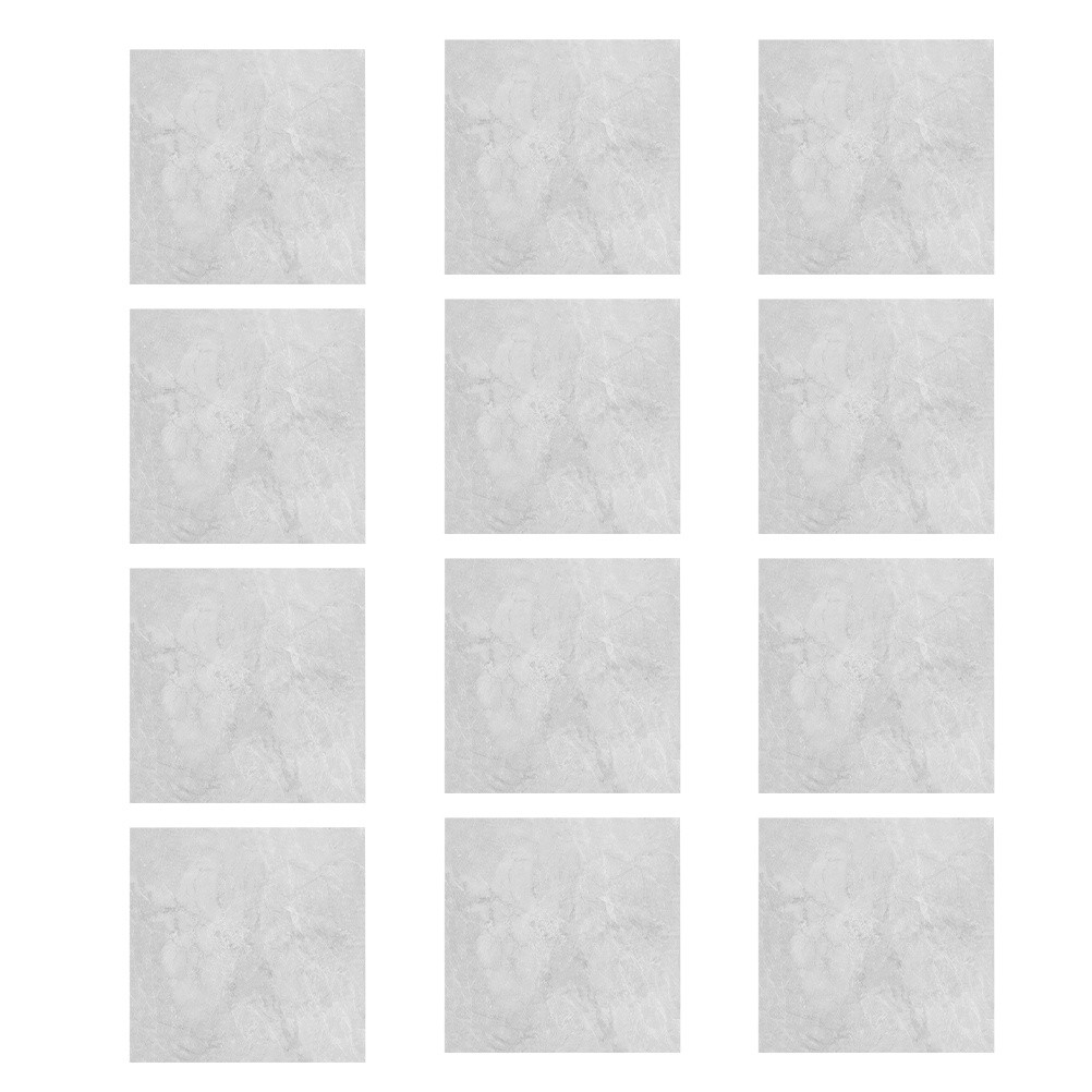 12 Pcs Stick on Backsplash Marble Wall Sticker Self-adhesive Bathroom Tile