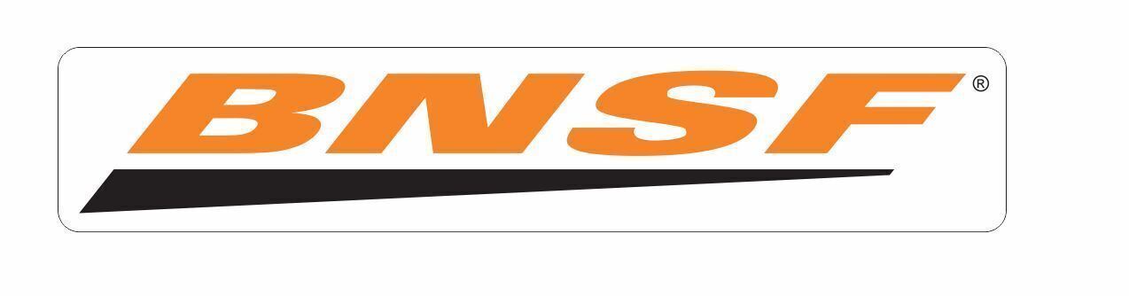 Burlington Northern Santa Fe Railway Railroad Train Sticker Decal R1075