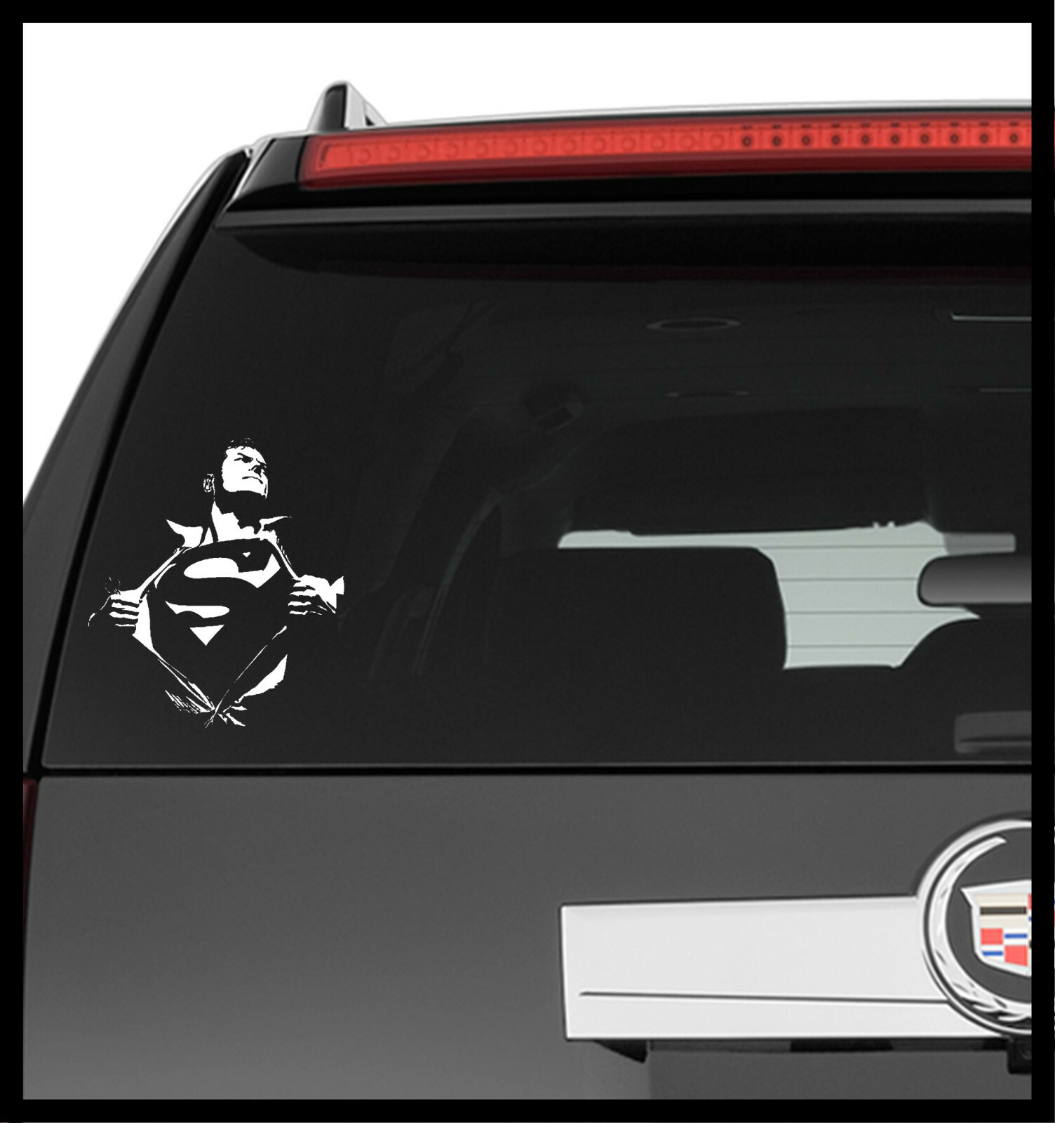 Vinyl Decal Truck Car Sticker Laptop – DC Comics Superman Clark Shirt Open