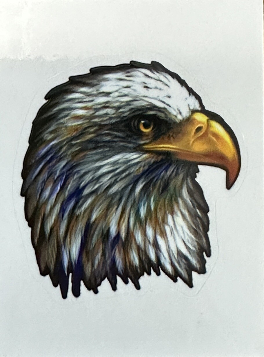 AMERICAN BALD EAGLE ~ Small Vinyl Sticker – 1.5 in