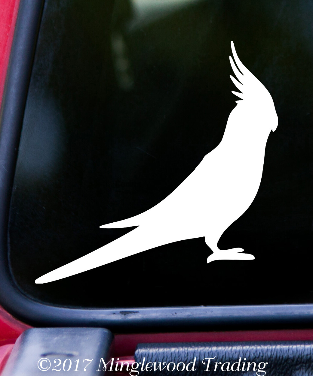 COCKATIEL Vinyl Sticker – Tropical Pet Bird – Cockatoo Parrot – Die Cut Decal