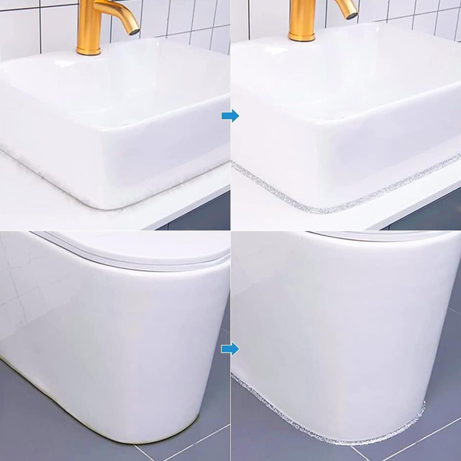 19ft Ceramic Tile Gap Tape Self-Adhesive Seam Stickers Wall Floor Sealing Strip