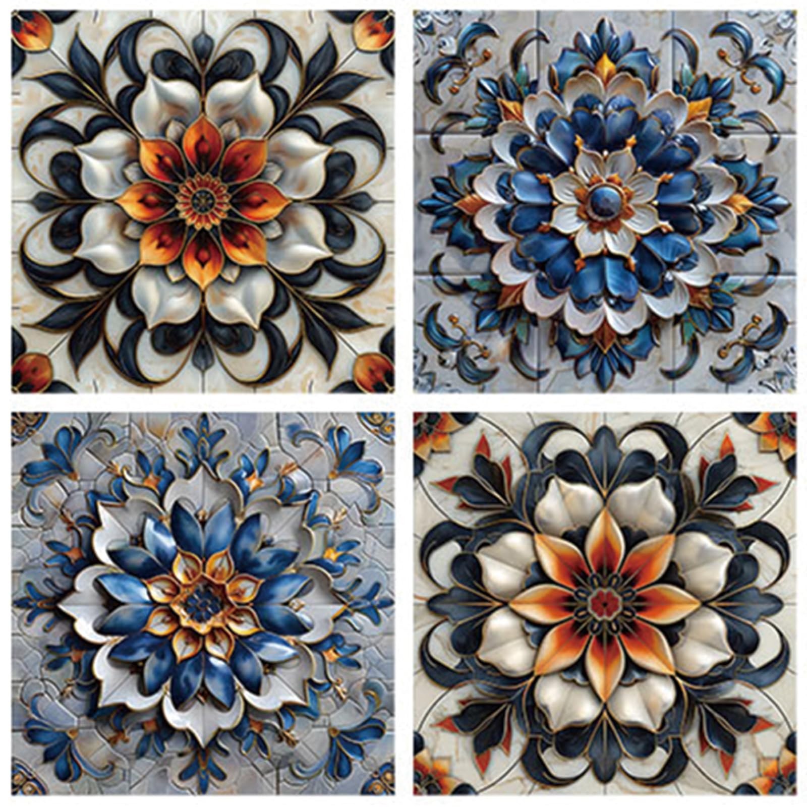 6×6 Peel and Stick Tile Decals, Waterproof Decorative Backsplash Tiles for Ki…