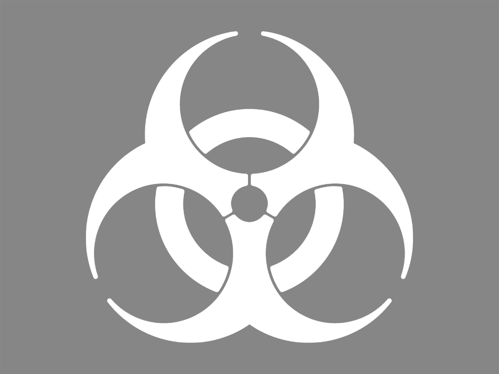 BIOHAZARD Symbol Vinyl Decal Waterproof Outdoor Car Sticker Radioactive Caustic