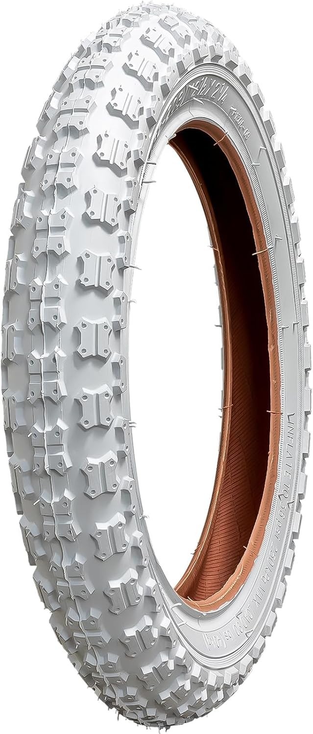 2-PCS 12.5" Kid Bike Tires 12 ½ X 2 ¼ (62-203) and 12.5" Bike Tubes Schrader Val