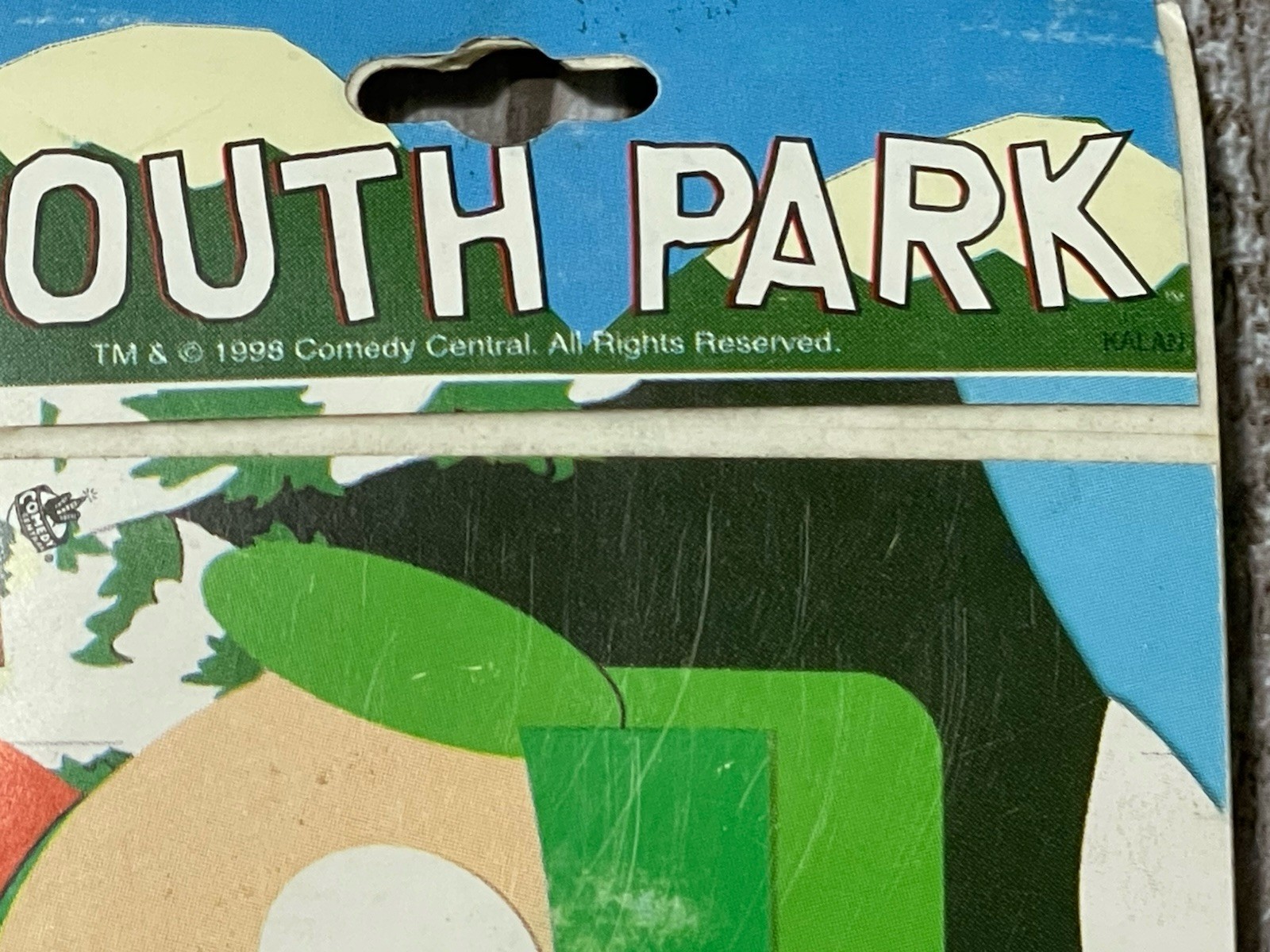 10 South Park Vinyl Stickers 1998 Trimbrite Kids In Snow 3”x8.75” Comedy Central