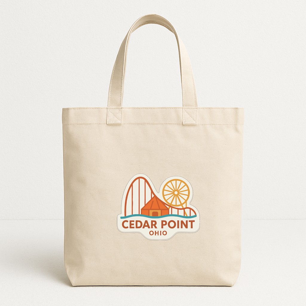 Cedar Point Ohio Iron On Heat Transfer Vinyl HTV Die-Cut Symbolic Landmark