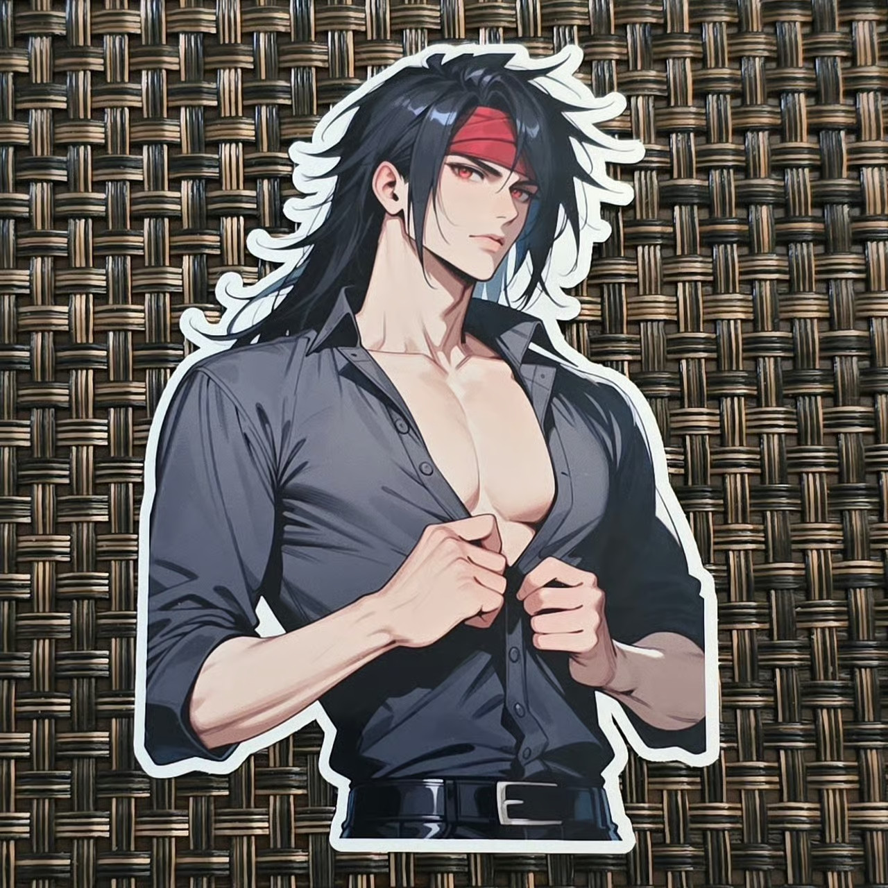 Vincent Valentine Final Fantasy 7 dress shirt husbando sticker