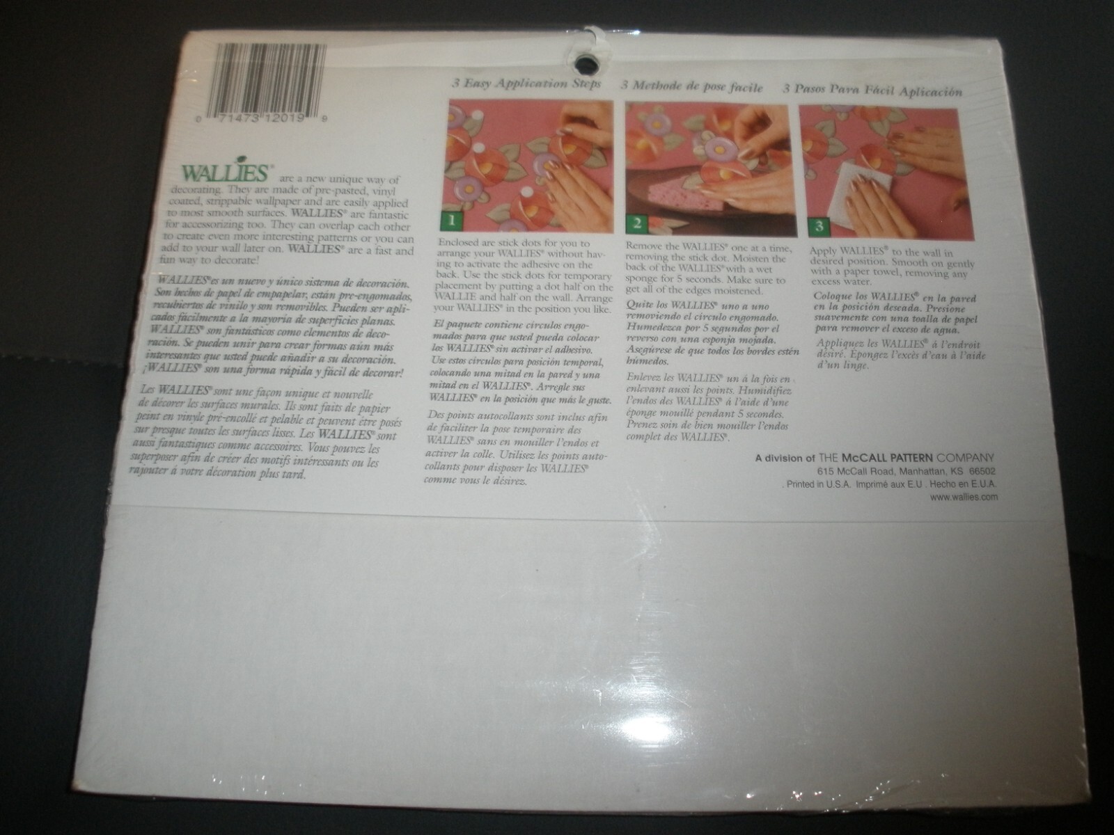 NEW Sealed Wallies Wallpaper Cutouts Sea Shells Item #12019