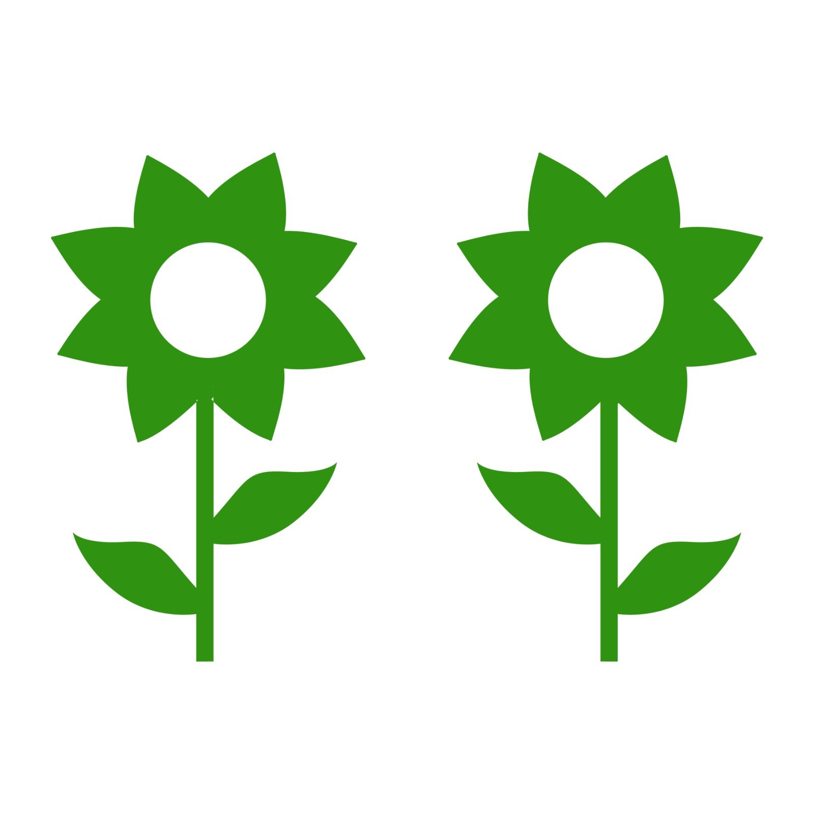 Flowers Stickers Simple Flowers Decals