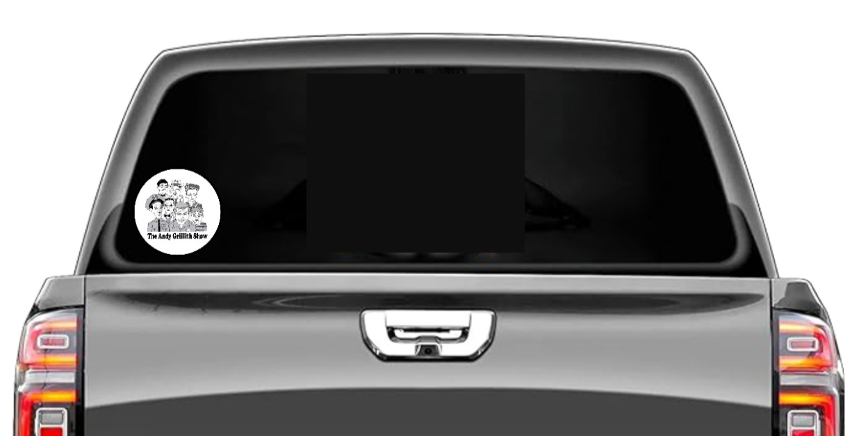 Andy Griffith Show -Caricatures – 4" Vinyl Decal Car Cooler Laptop Decor Tumbler
