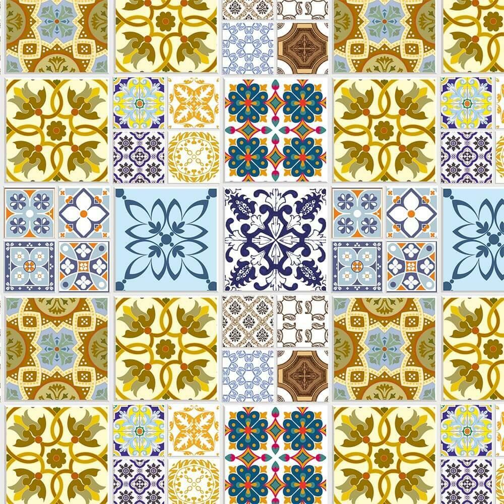 Mosaic Tiles Patchwork : Gift 12" X Decal Vinyl Sticker Sheet Pattern