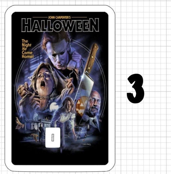 Michael Myers Halloween Movie Poster 3 Credit Debit Card ATM Skin Sticker Horror