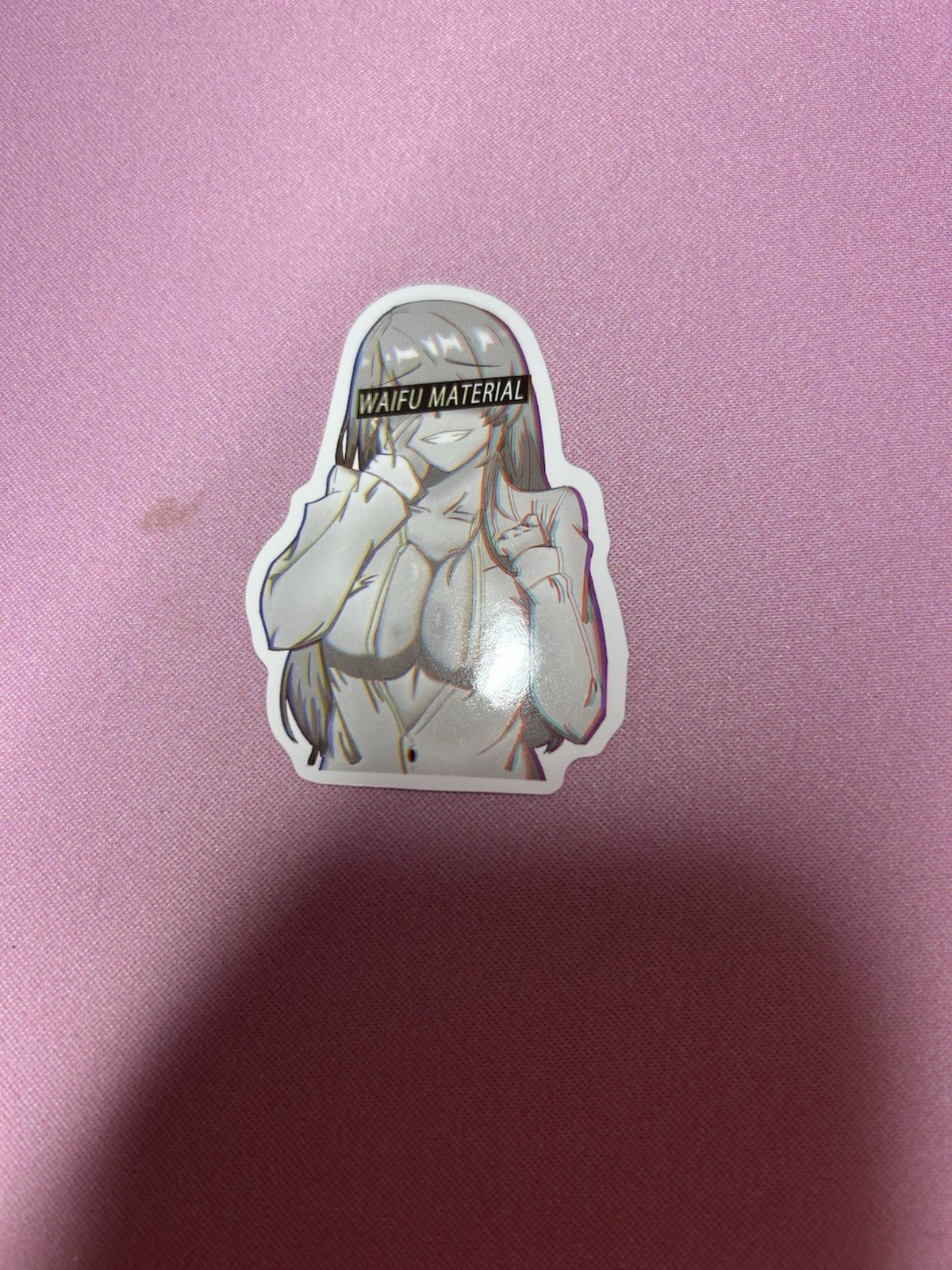 black and white waifu lewd fantasy girls stickers #12