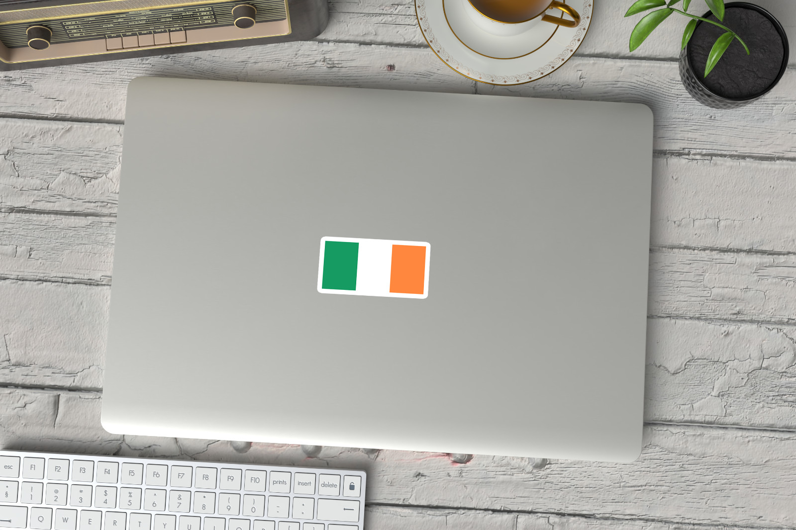 6-Pack Irish Flag Stickers – Ireland Flag Decals for Cars, Laptops & Windows