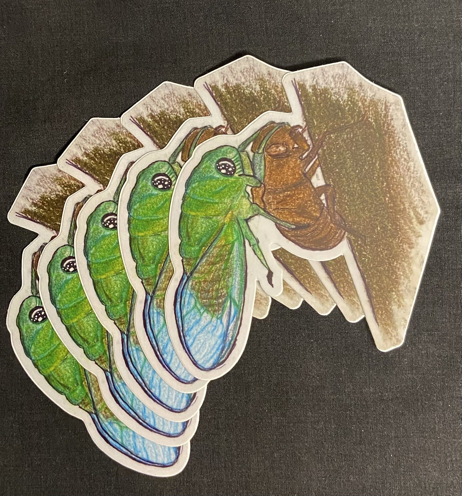 Wildlife Art Stickers Your Choice- 1 Vinyl Sticker: Bee, Snail, Ladybug, Bird