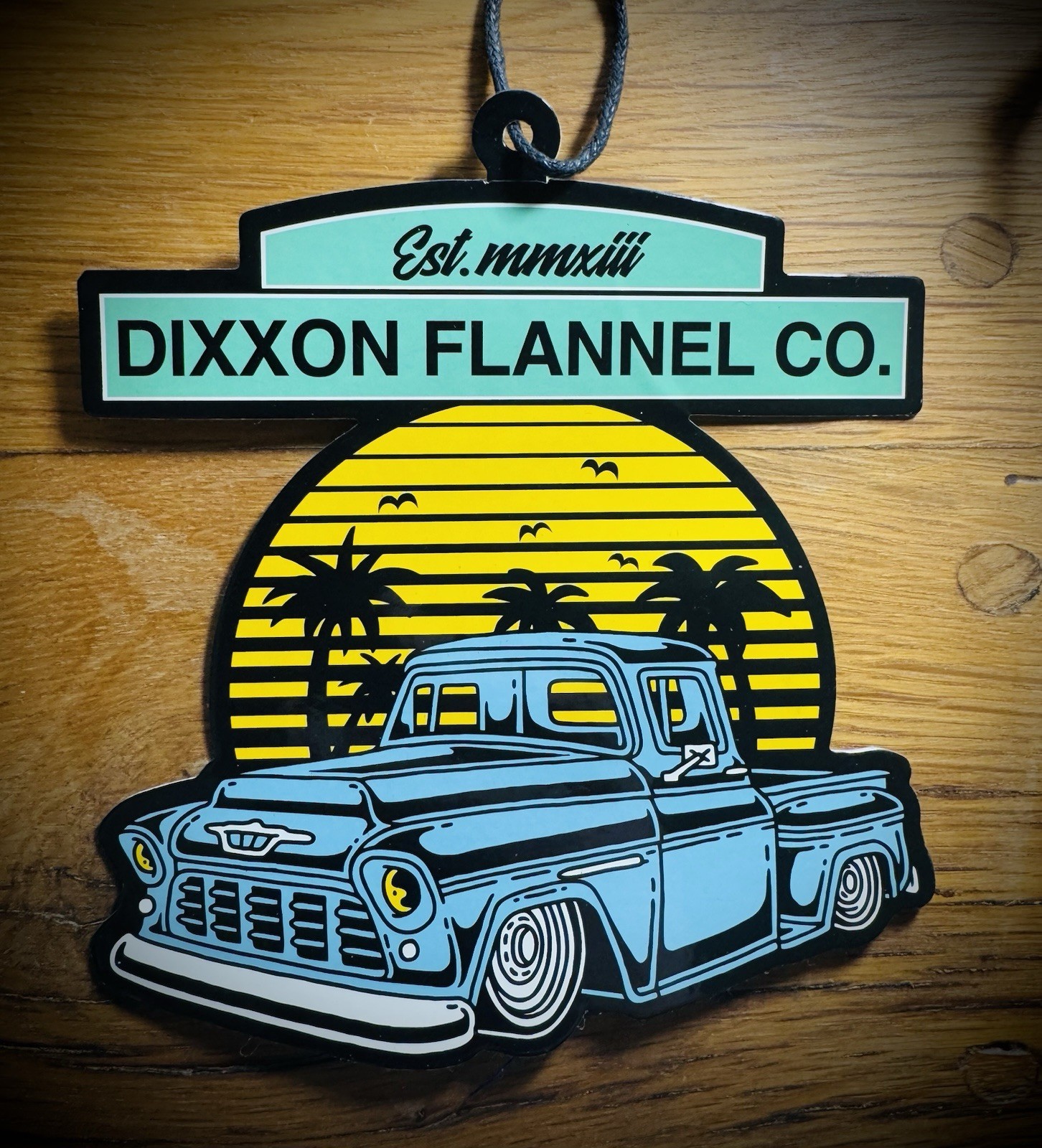 Dixxon Flannel Company Vintage Truck Decal Set of 7 Multicolor for Car Wall Door