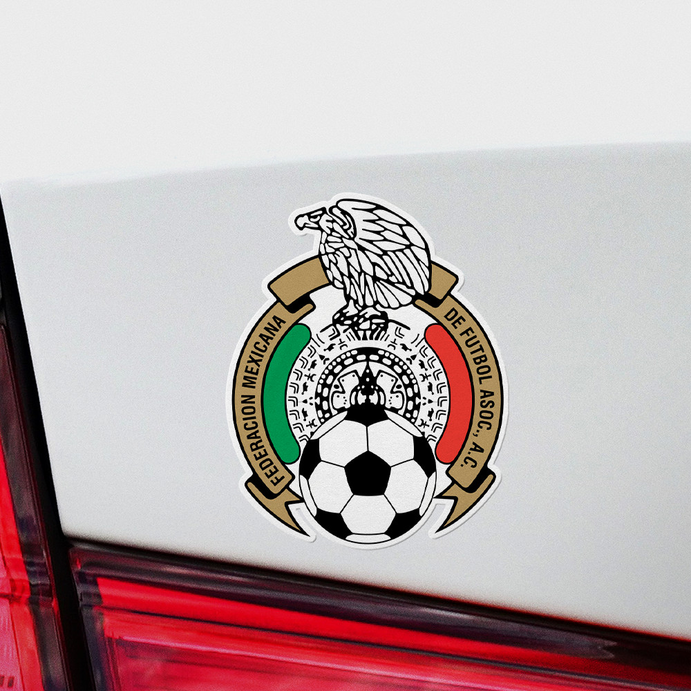 (4 Pack) Seleccion Mexico Vinyl Sticker Decal Calcomania Azteca El Tri Futbol
