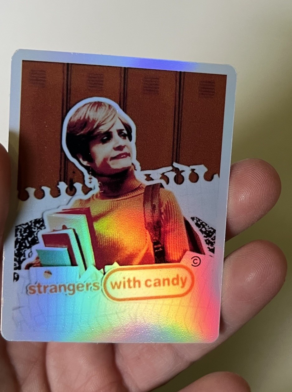 Strangers with Candy Holographic Sticker 3 Pack | Waterproof 2.5 Inch