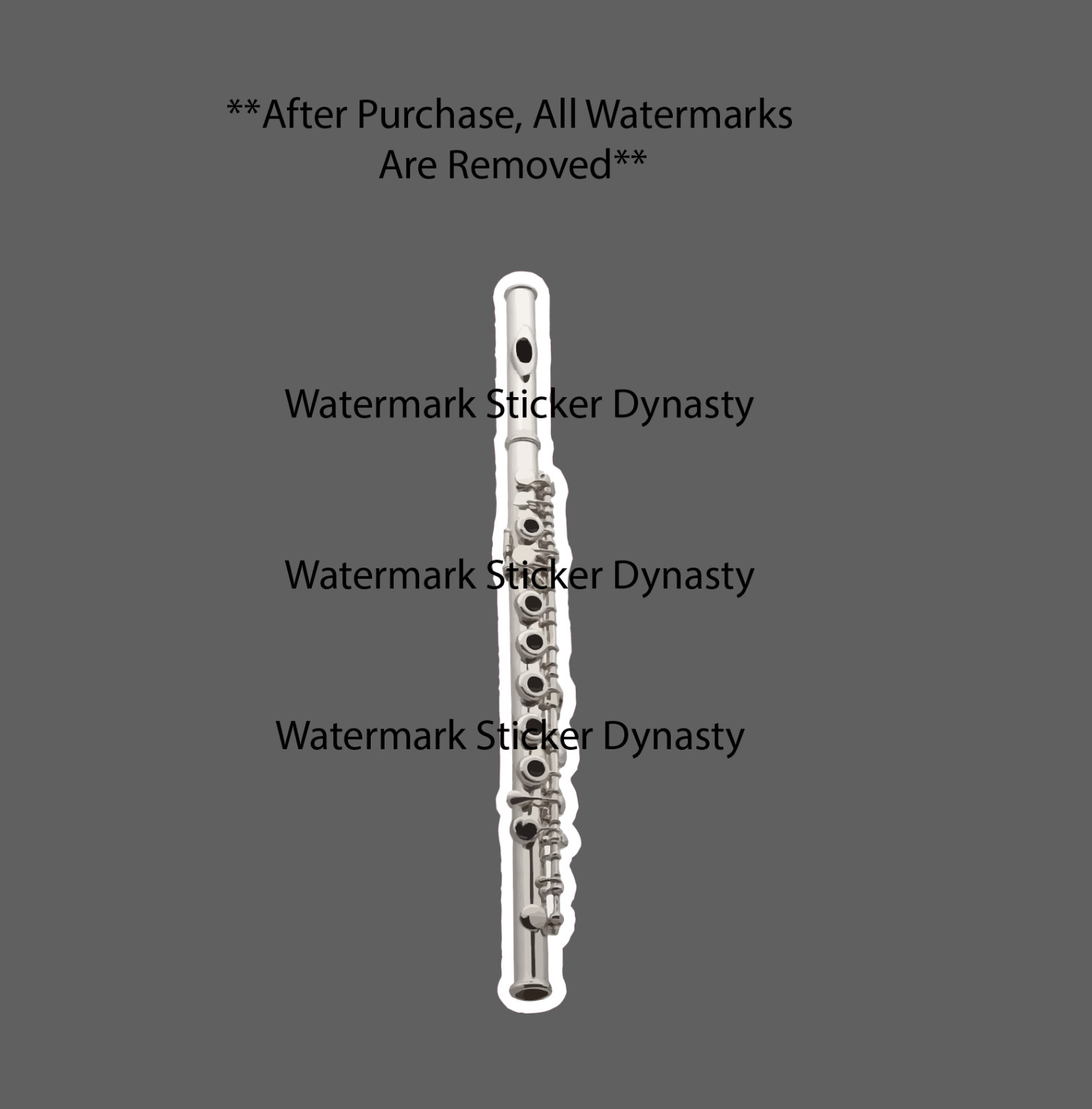 Piccolo Sticker Waterproof Decal Music Instrument Band Orchestra Gift NEW