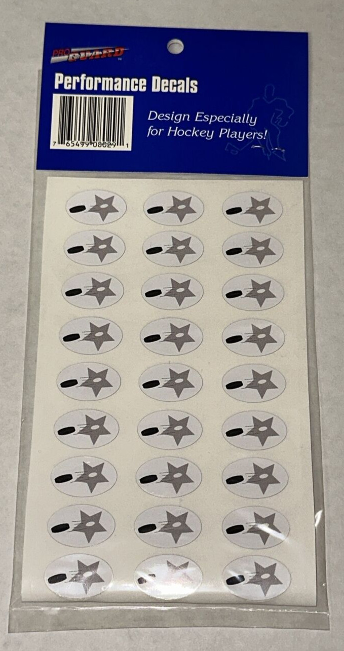 Pro Guard Performance Decals 54 Hockey Helmet Award Goal Sticker Self Adhesive