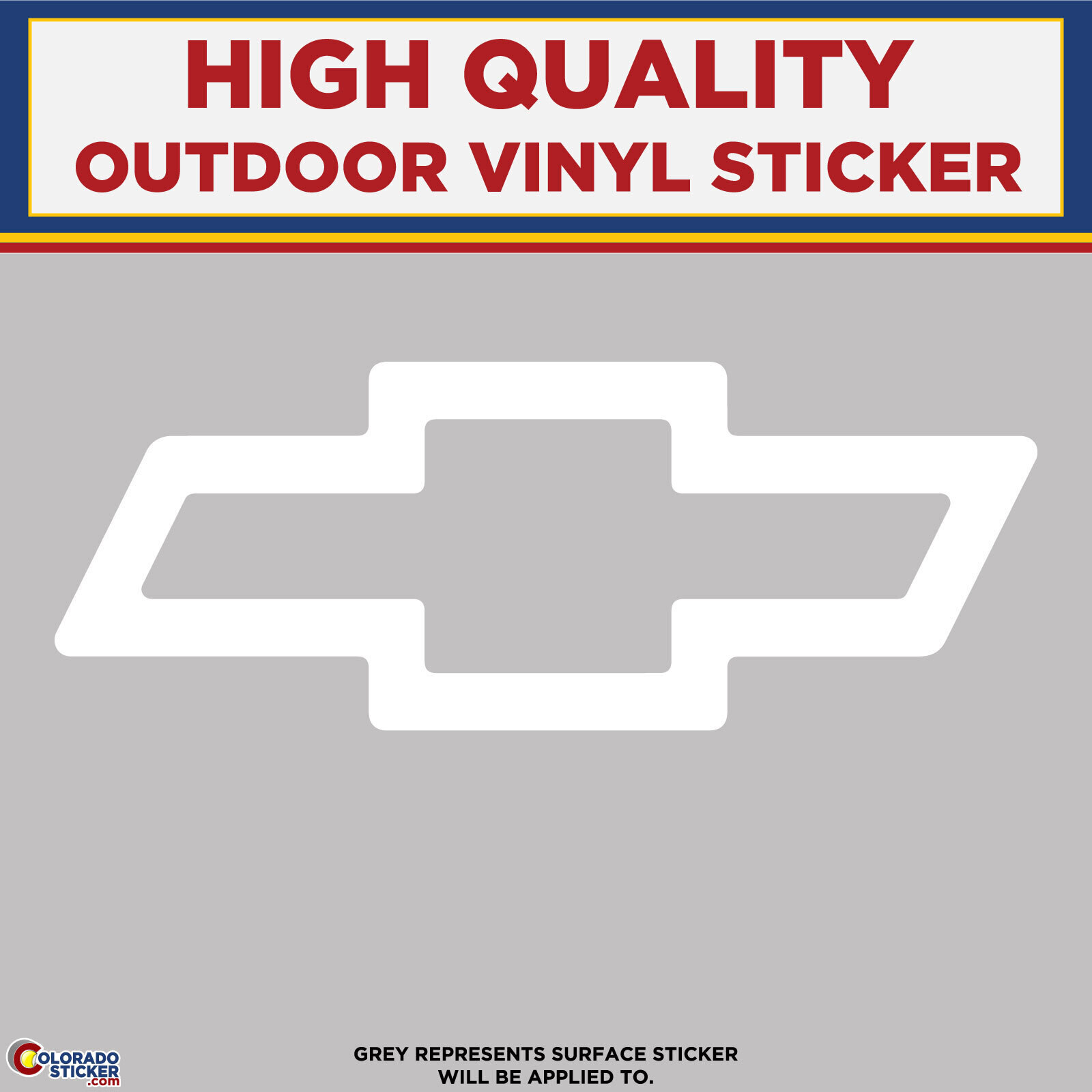 Chevy Logo, Die Cut High Quality Vinyl Stickers