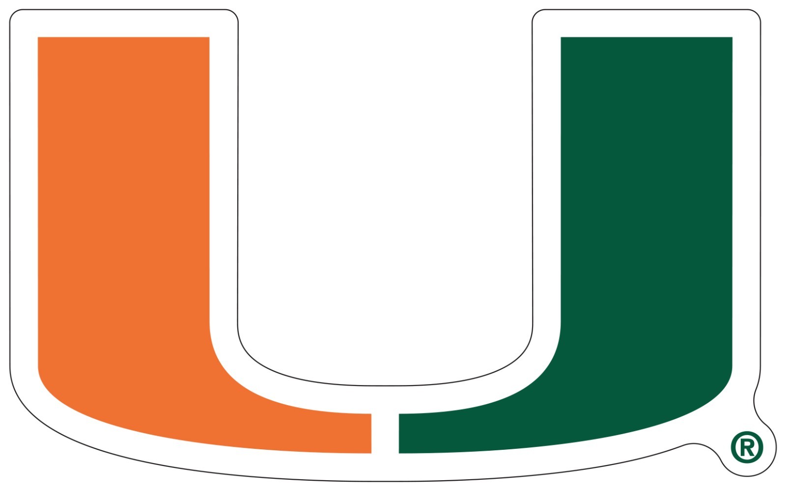 University of Miami Hurricanes Indoor Wall Vinyl Decal Sticker 5 – 52"