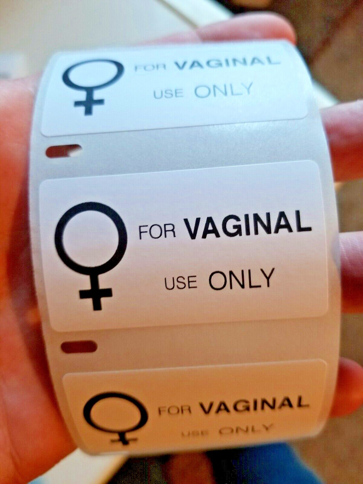 FOR RECTAL/VAGINAL USE ONLY 25-1000 Pack Stickers original big gag prank sticker