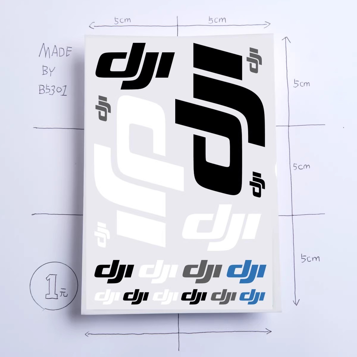 DIY Logo Decal badge For DJI Drone Camera Camcorder Photography