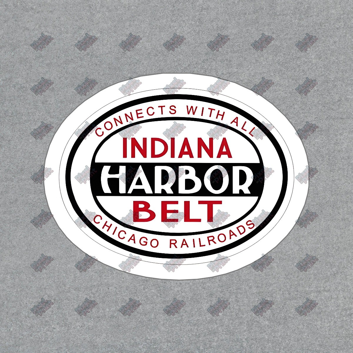 Vintage Indiana Harbor Belt Railroad Vinyl Sticker Retro Decal for #623639