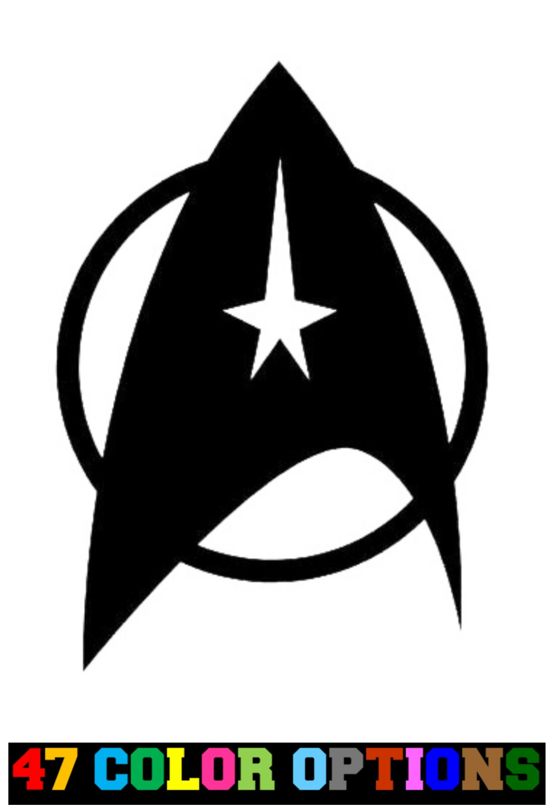 Vinyl Decal Truck Car Sticker Laptop – Star Trek Next Generation Badge