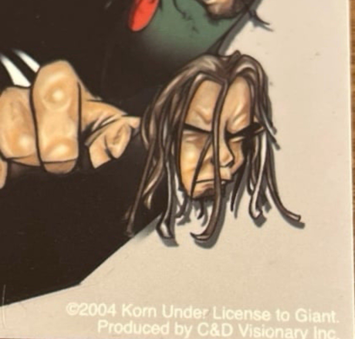 VINTAGE & RARE 2004 Korn Official Sticker
