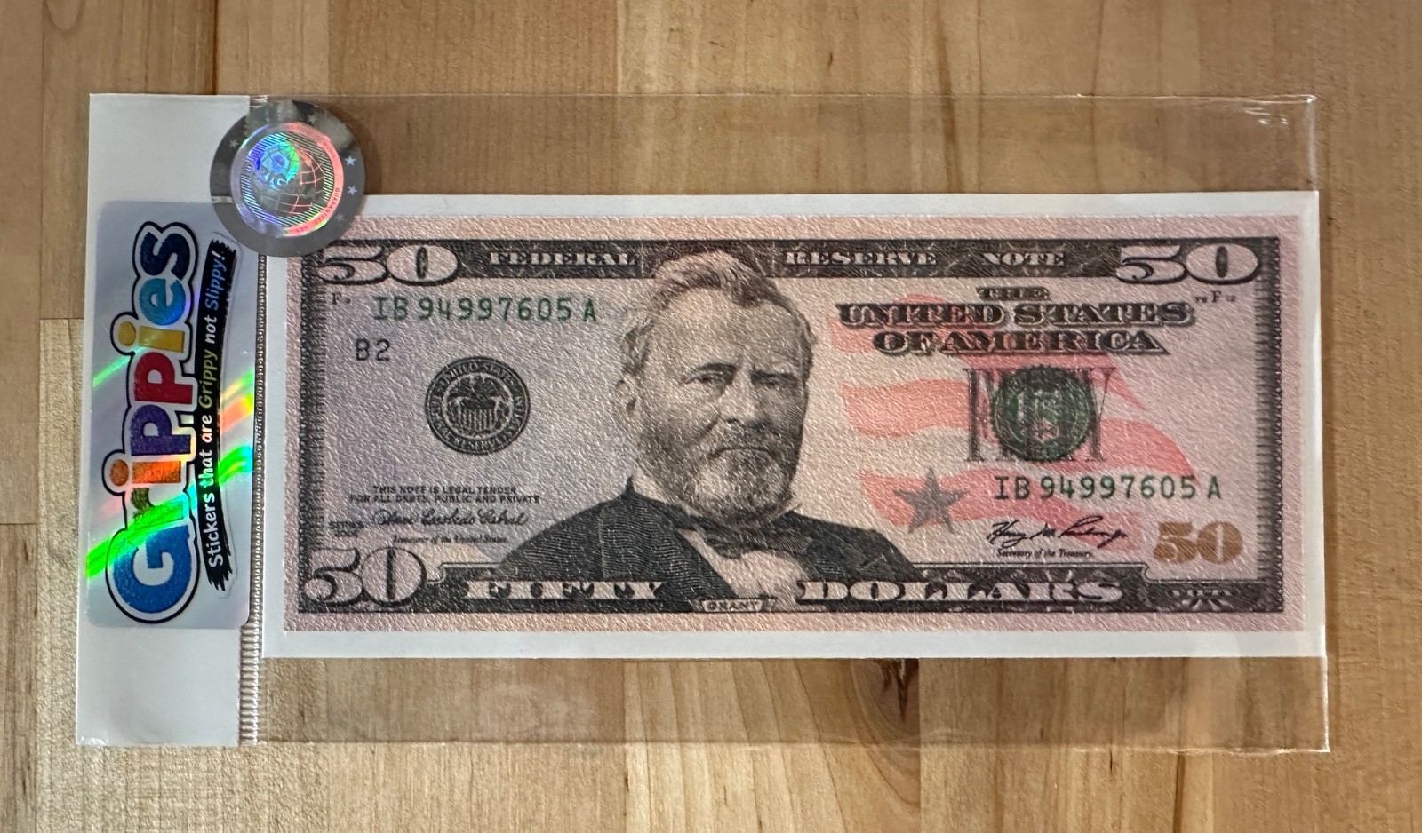 Money Sticker $100 Wall Poster and Floor Decal