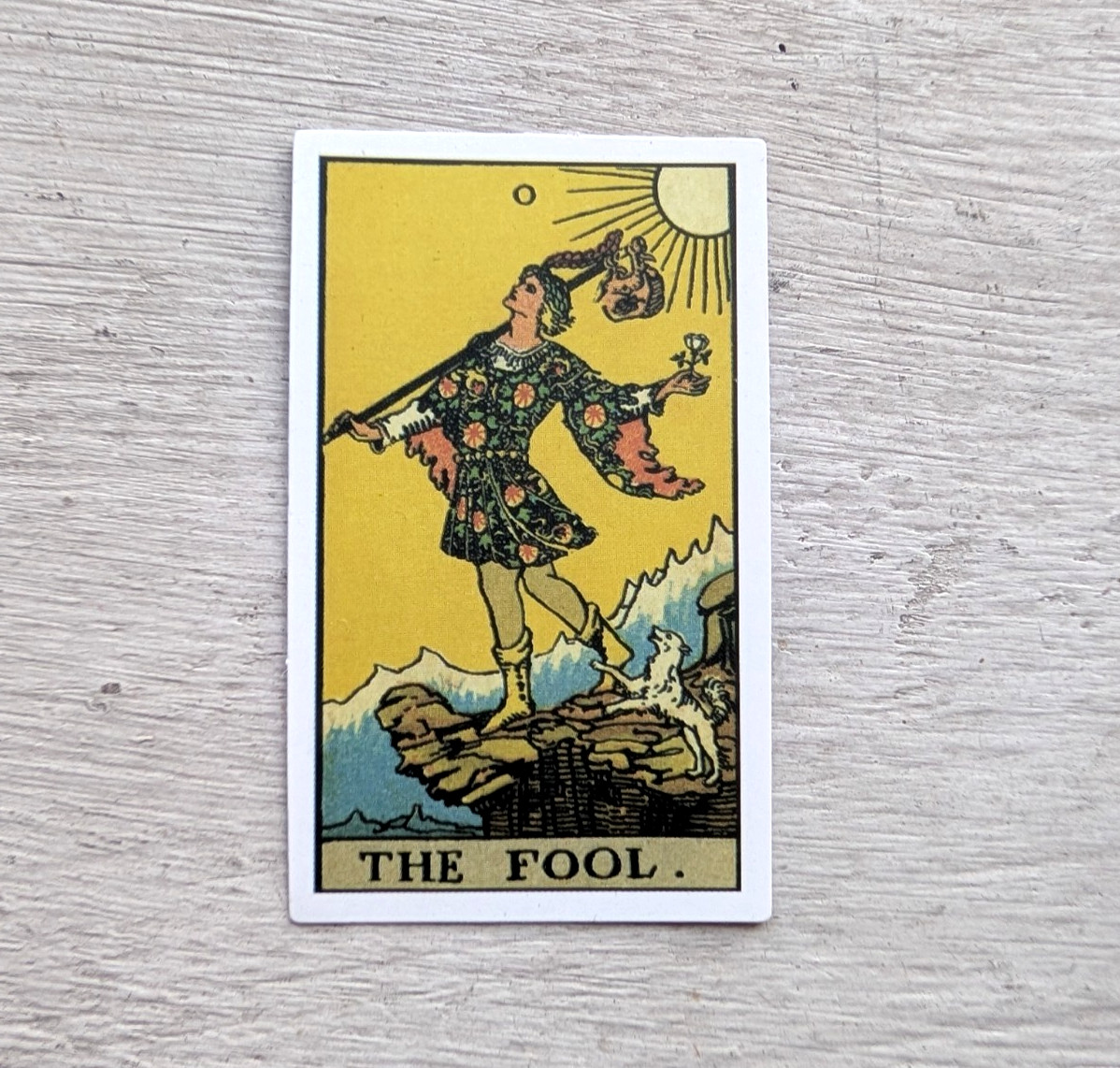 Haunted Active Spirit Positive Witch Owned Magick Tarot Card Sticker Fool