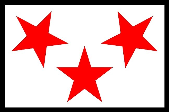 Polka Dot Stars Vinyl Decals Waterproof Outdoor Multiple Colors and Sizes