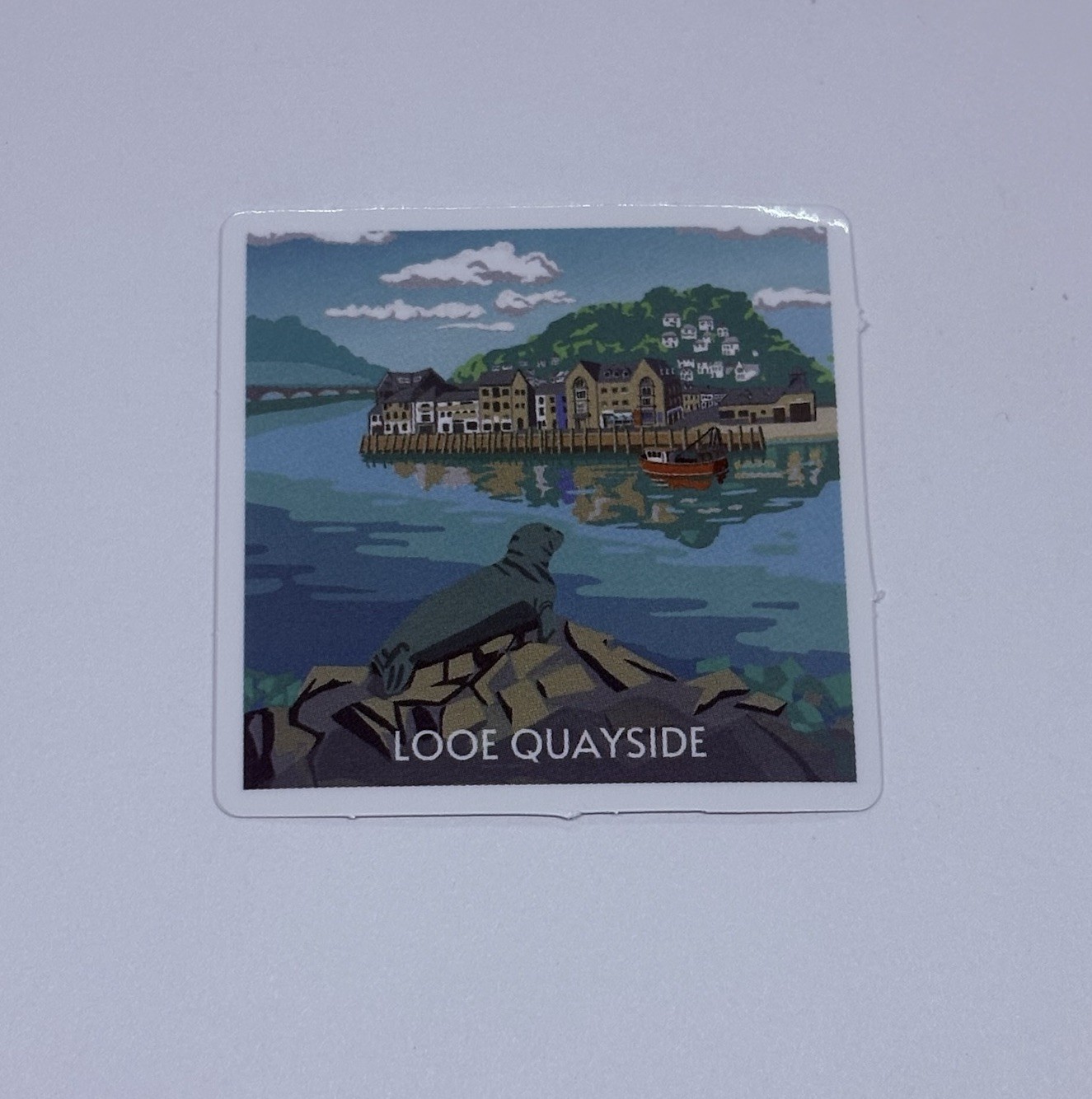 Loqe Quayside Sticker Travel Tour Art Decal Vinyl Country Souvenir Tc9
