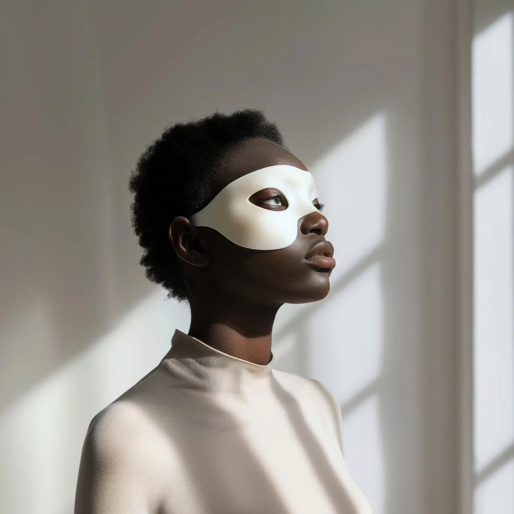 3D Printed Minimal Superhero Mask | Cosplay Visor Style | Lightweight Fun