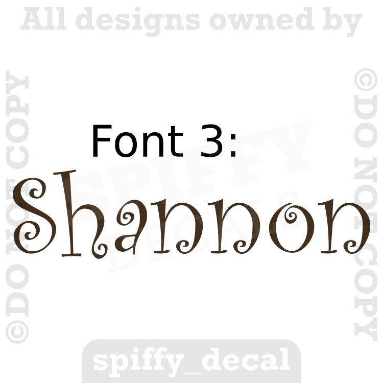 Personalized Custom Single Name Vinyl Wall Decal Sticker Decor Nursery Bedroom