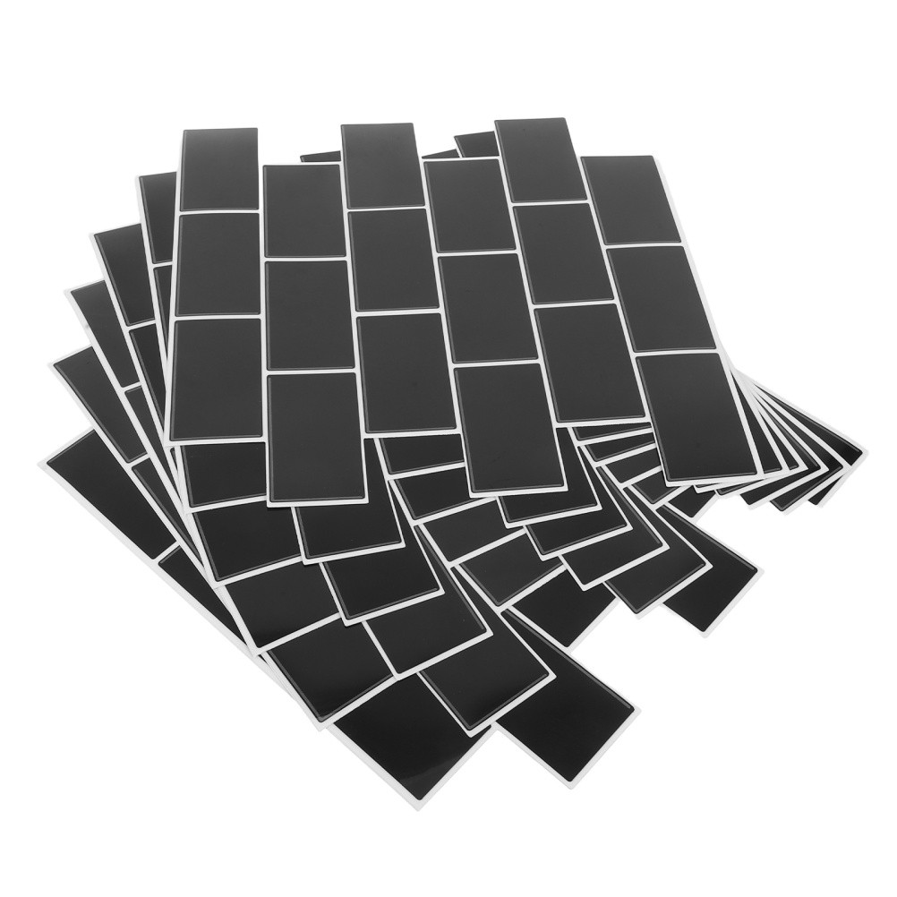 6 Pcs Kitchen and Bathroom Waterproof Stickers Brick Pattern Wall Tiles