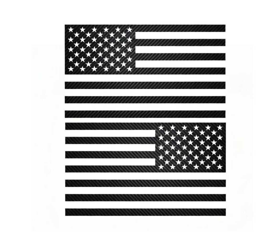 2 American Flag Vinyl Decal – USA Sticker