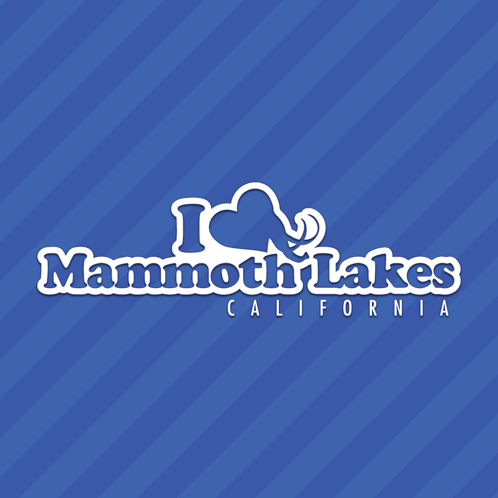 I Love Mammoth Lakes California CA Vinyl Decal Sticker