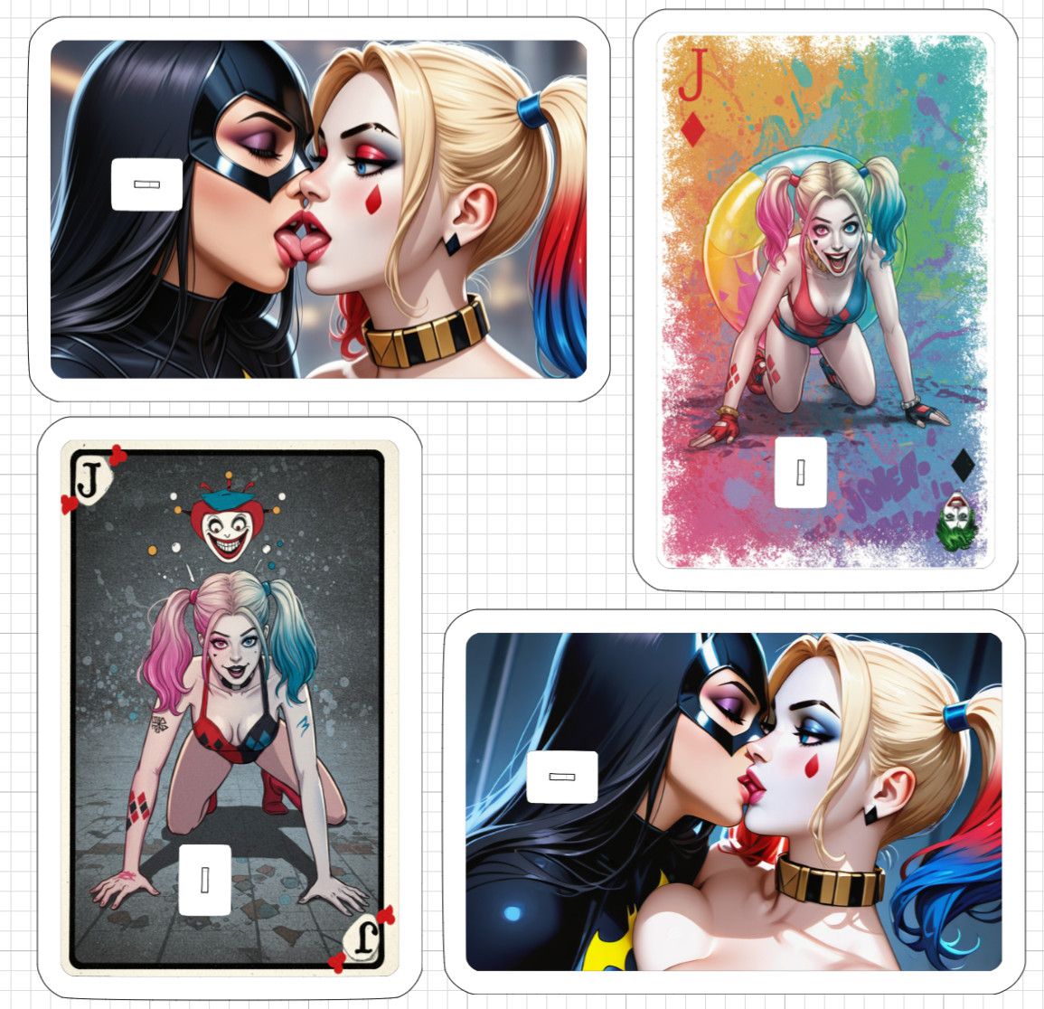 Harley Quinn ATM Debit Credit Card Skin Sticker DC Anime Cute Hot Sexy Bat Girl