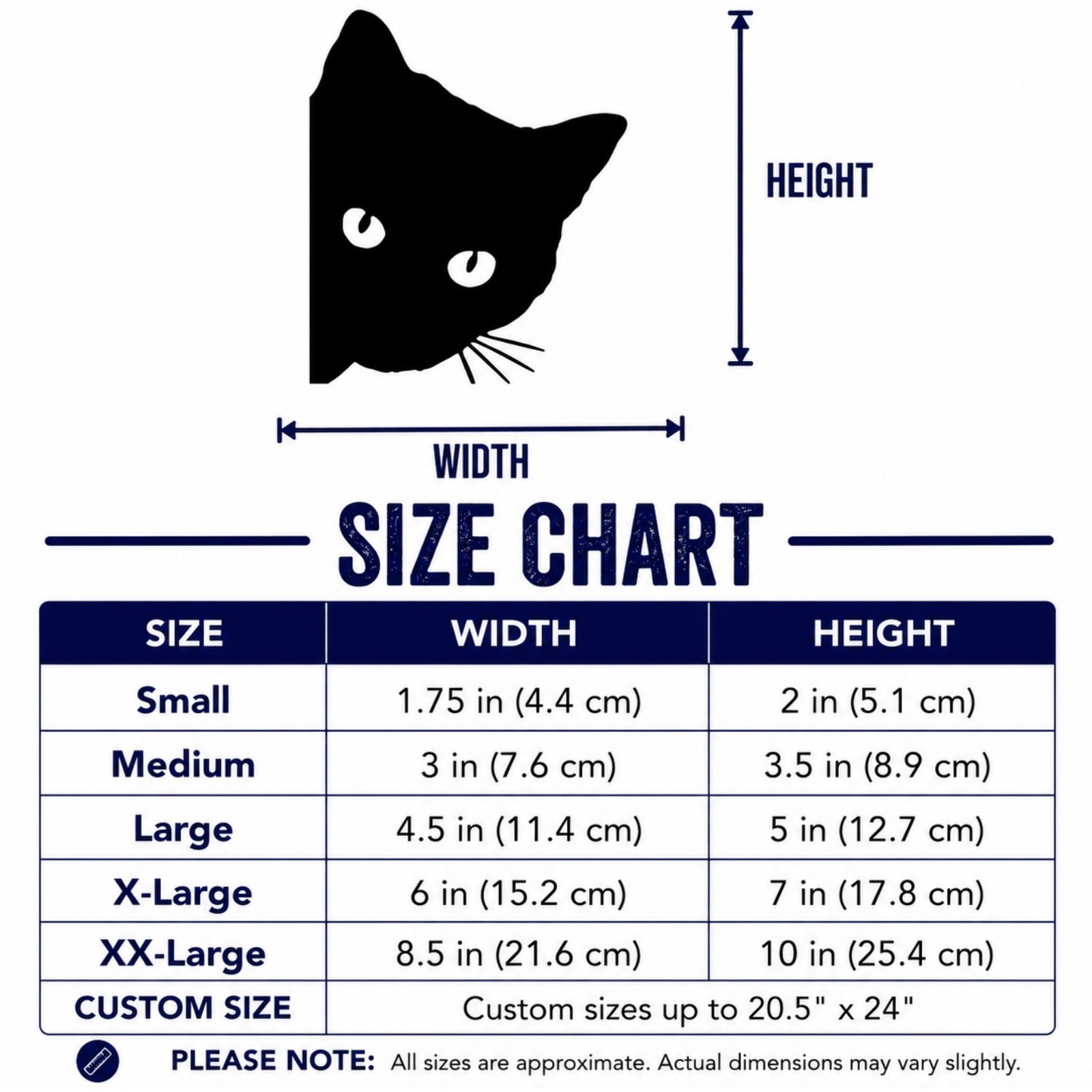 PEEKING CAT Decal Car Window Vinyl Sticker A Cute kitten peeking around a corner