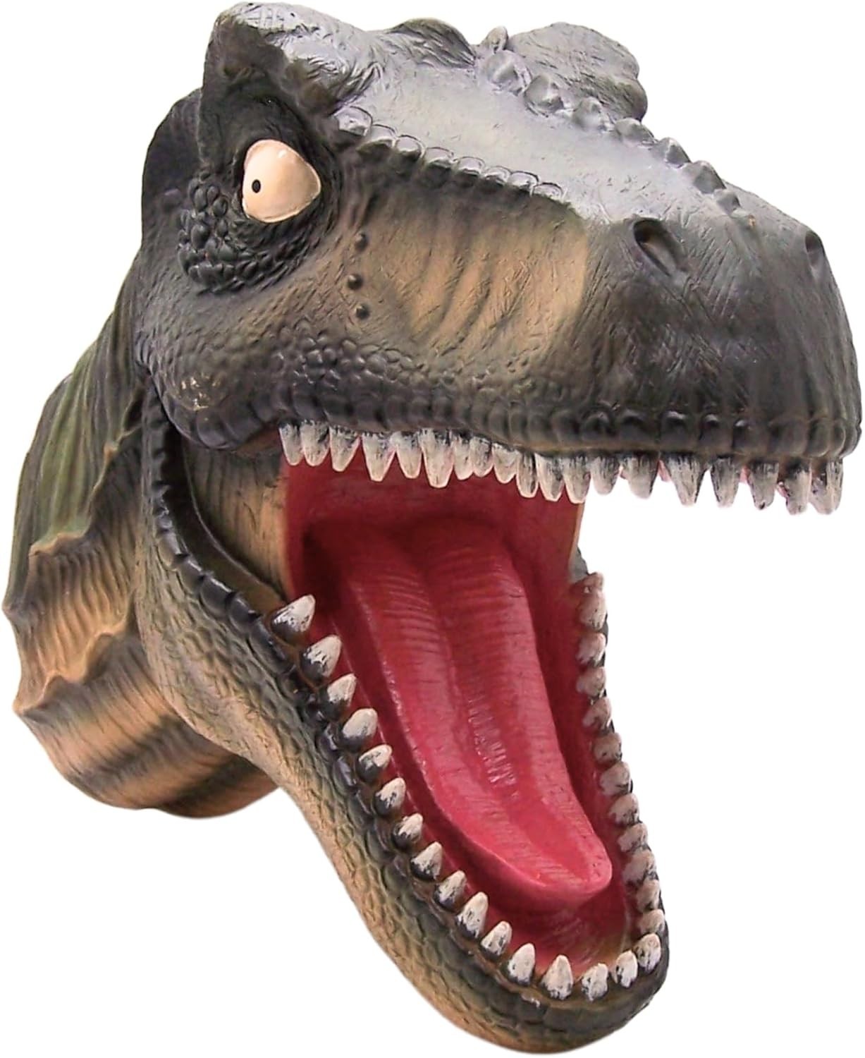 Unique T-Rex Head Wall Sculpture – Fun and Bold Indoor Dinosaur Decor – 17.25"