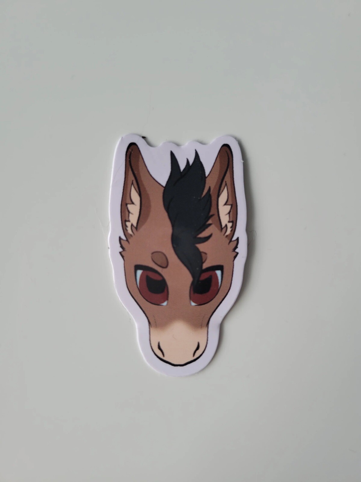Brown Tan Horse High Quality Waterproof 2” Sticker Custom Unique Art