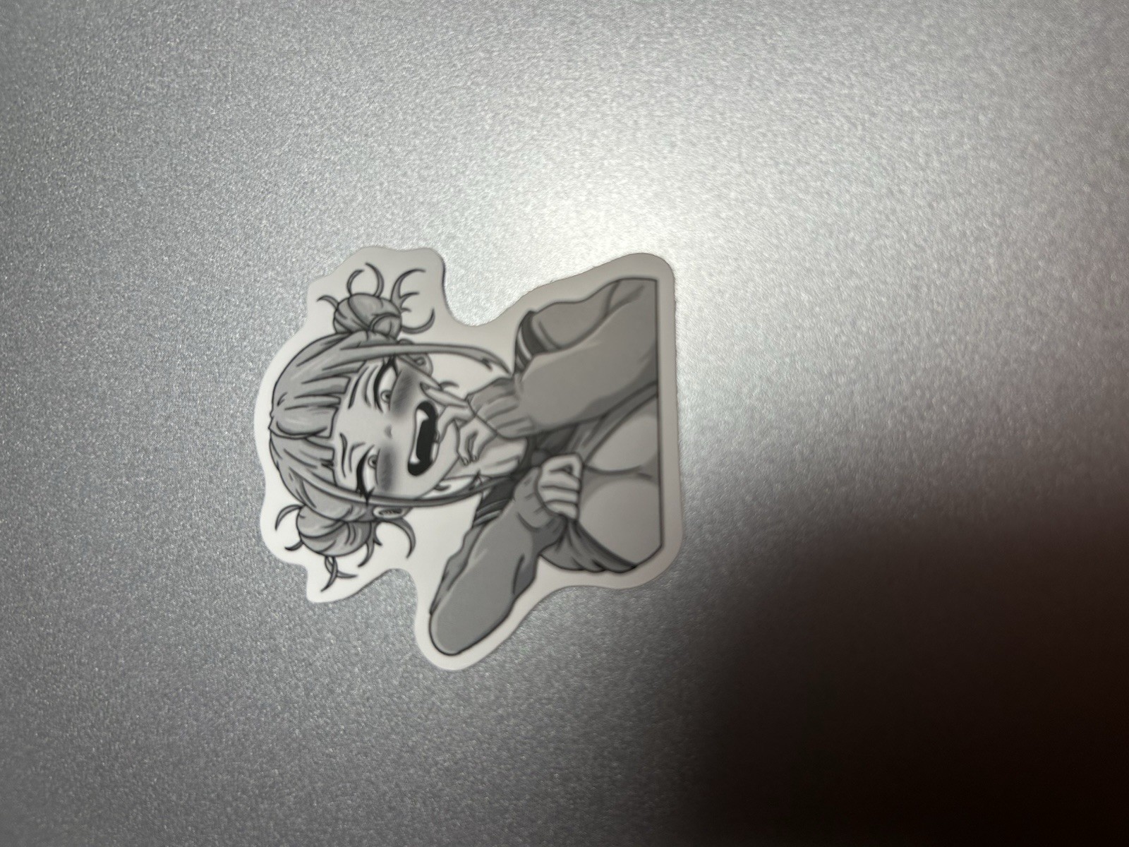 black and white waifu lewd stickers #10