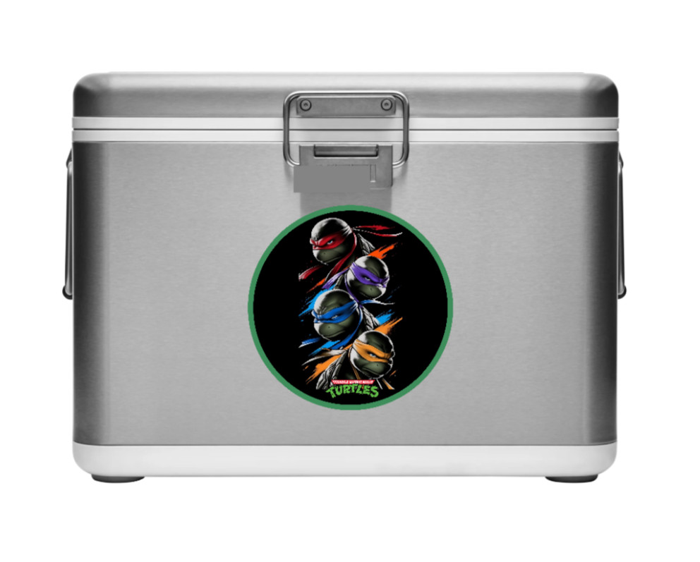 Teenage MN Turtles "Vertical" – 4" Handmade Vinyl Decal Vehicle Decor Cooler 26